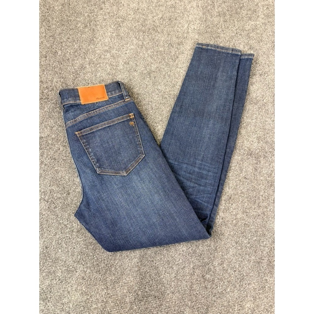 Madewell Women's Mid Rise Slim Fit Skinny Jeans Blue Medium Wash Denim Size 27